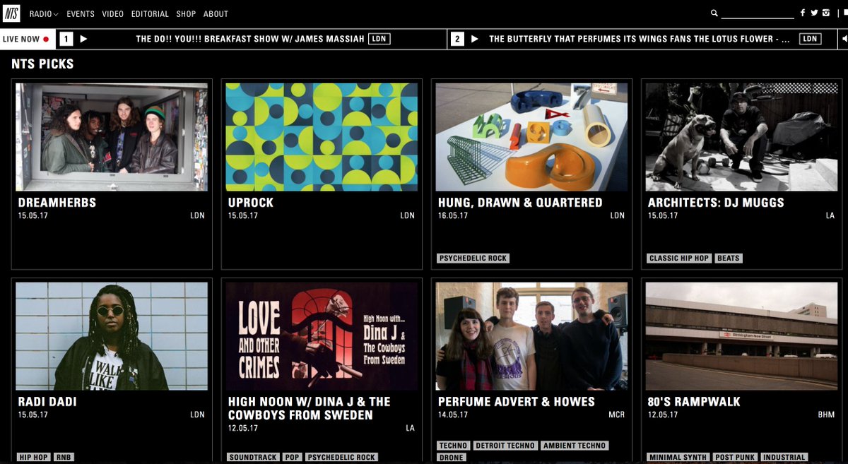 UprockRadio's tweet photo. We're in the NTS picks this week. Unsurprisingly in great company. 

Check the show here... https://t.co/bWP2ocrCJB https://t.co/CHa2hxuJhS