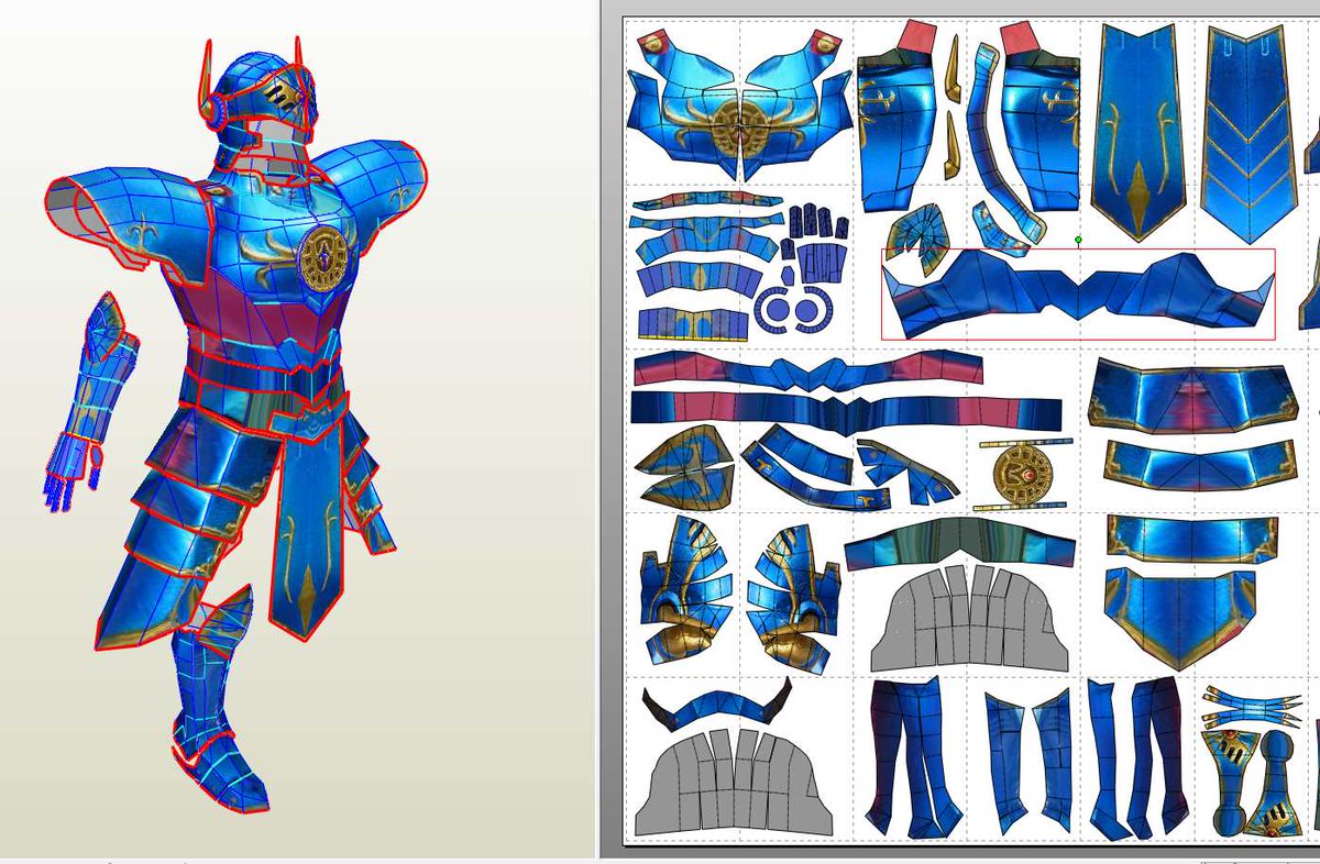 ダークナイト コスプレ鎧造形師 百式建造中 Na Twitteru ロトの鎧製作経過報告 ロトの兜の型紙をプリントアウトしましたこれから組み立てて紙の兜を作り形状が正しいか確認します