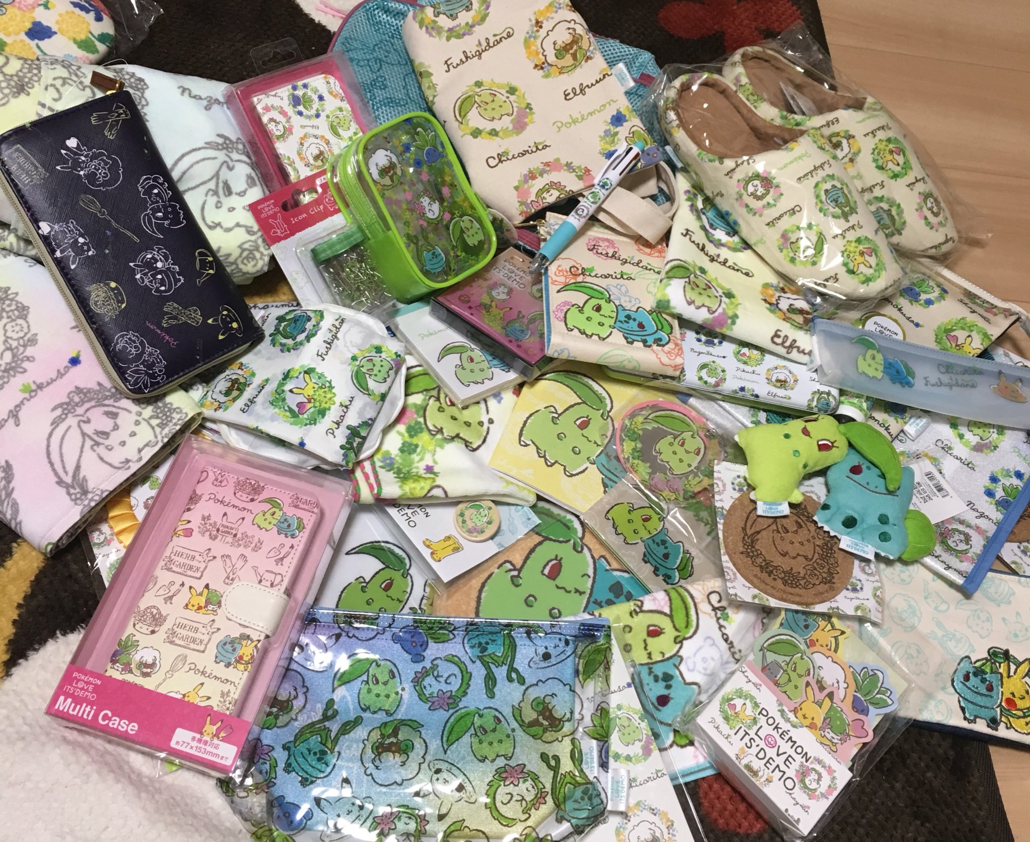 ぬいぐるみ 絶品] チコリータ ストラップ pokemon time
