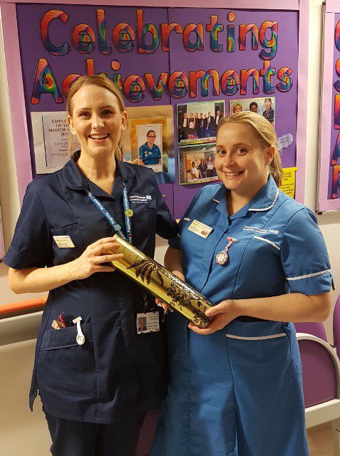 ManchesterCRF's tweet image. Congratulations Rachel Moon Snr #RN who is winner of #EmployeeOfTheMonth for her friendly approachable nature &amp;amp; working extremely hard!