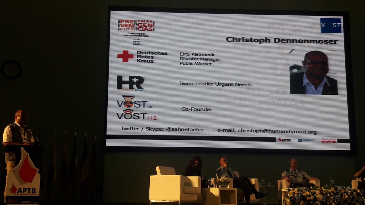 VOSTeurope's tweet photo. #CIPE2017
And now, the co-founders of #VostGermany presenting Vost work in #Berlinattacks https://t.co/SrzHehMh1C