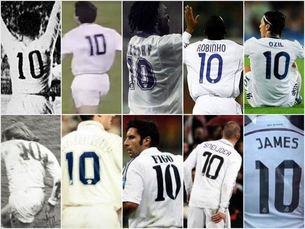 real madrid jersey number 10