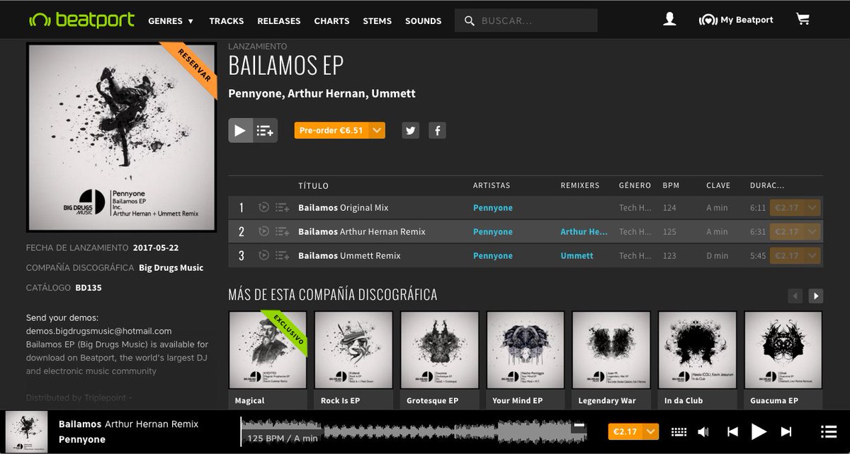 PENNYONEDJ's tweet photo. Reservalo ya en beatport!!!
https://t.co/qt22AFIj1Q
#ep #beatport #techno #techhouse #groove #musicon #remixes https://t.co/mYh0nERSGd