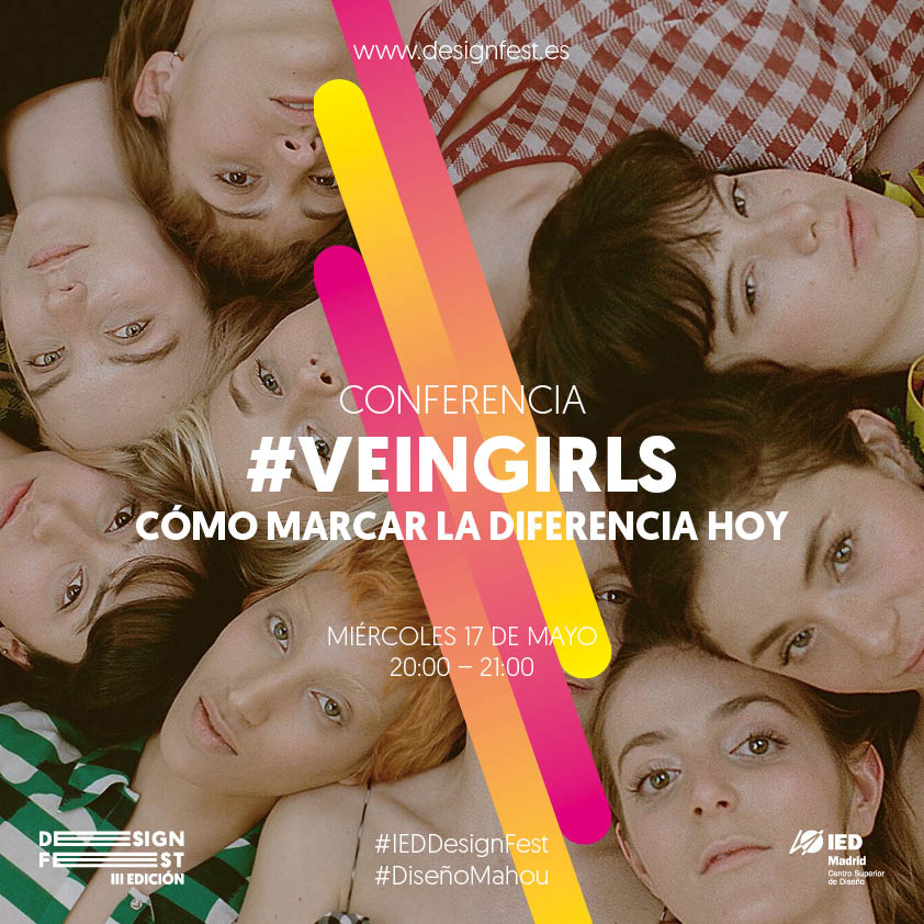 VEINmagazine's tweet photo. ¿Ya has repasado todas las actividades del #IEDDesignFest? Esta tarde a las 20h conferencia #VEINGIRLS https://t.co/8RrnAMgjoo https://t.co/HhbZwMLNpu