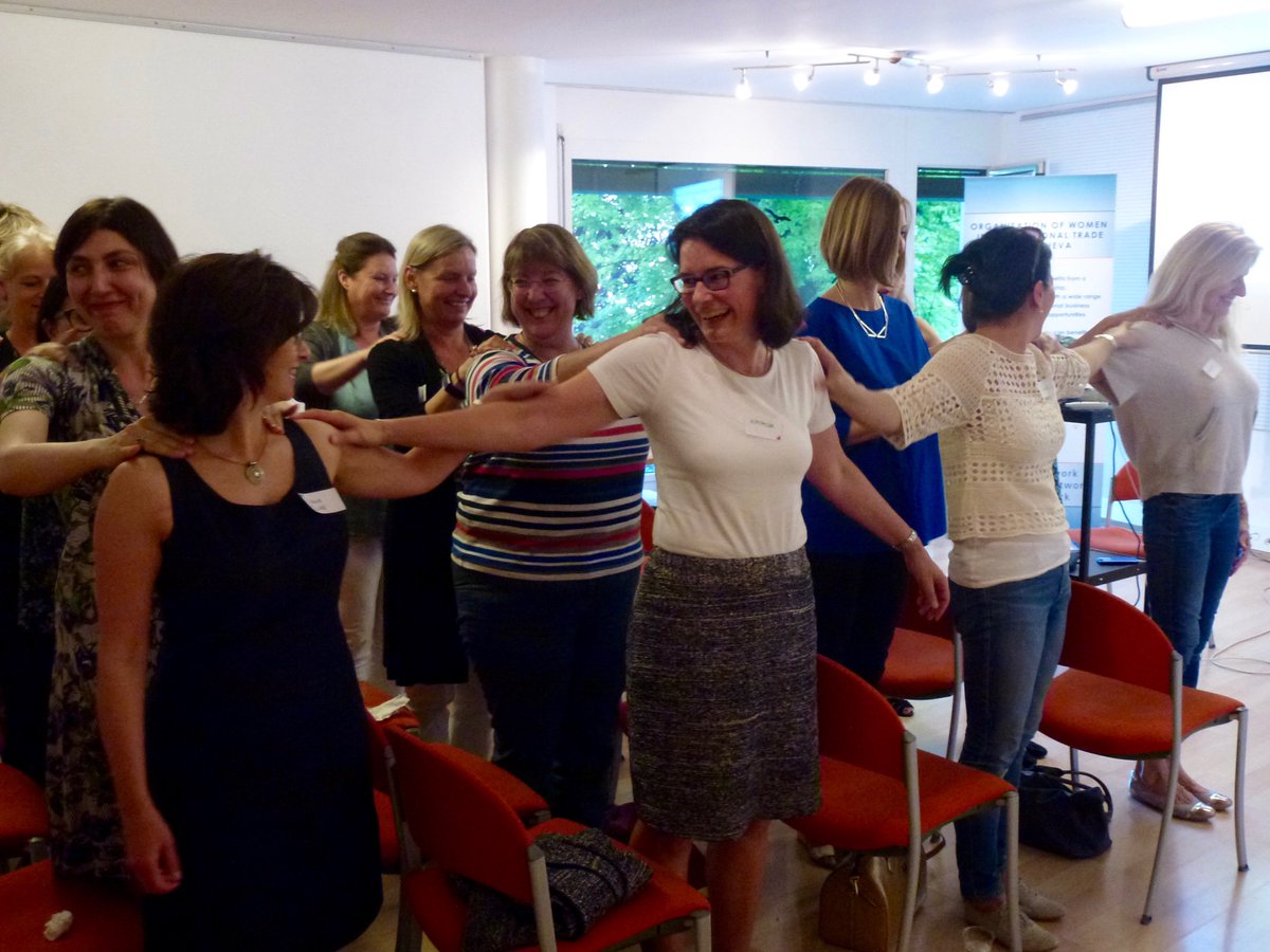 Learning (and practicing!) mindfulness techniques to build resilience at last night's workshop with @AlexiaMichiels of <a href="/Resiliencei/">Resilience Institute</a>
