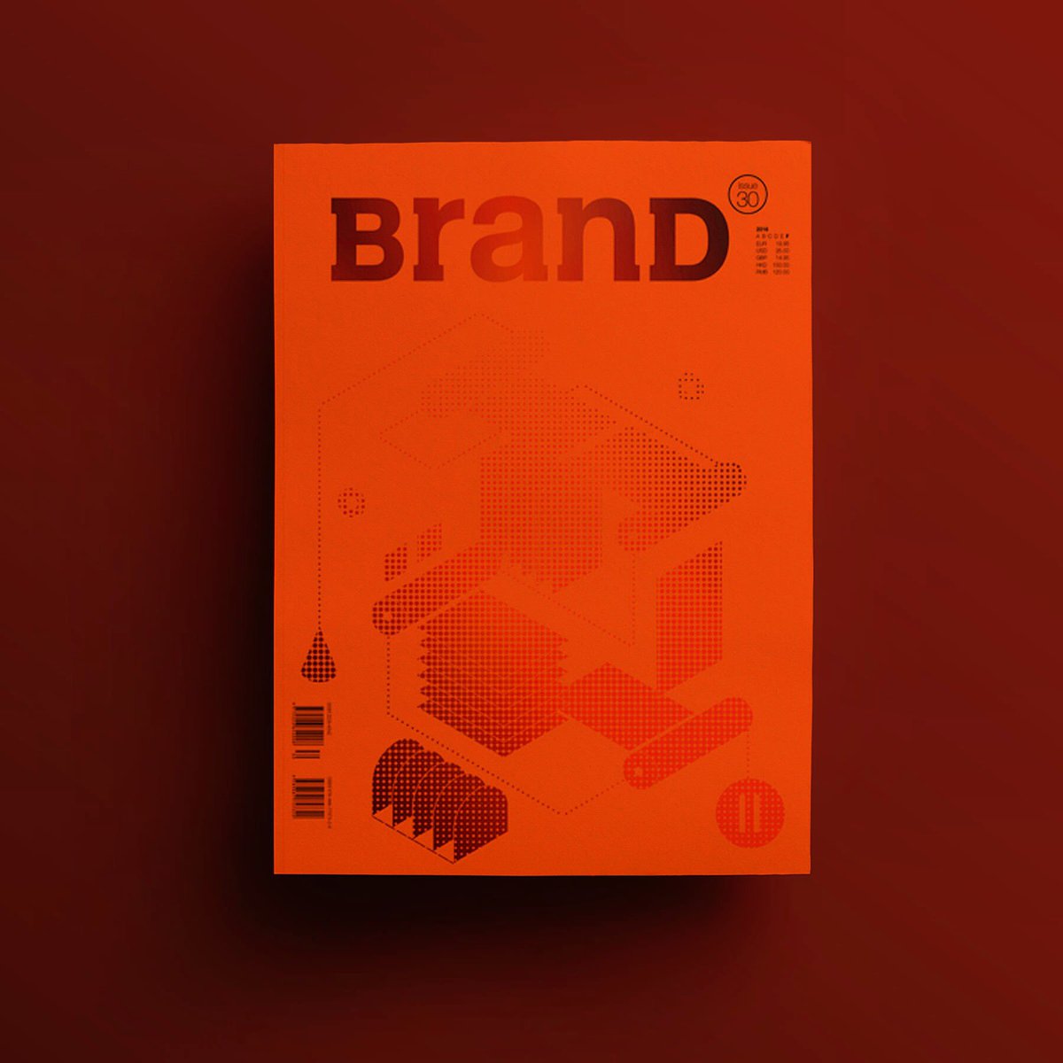 Des de Hong Kong ens ha arribat el núm 30 de la #Brandmagazine. Centra tota l'atenció a la impressió de colors. #dissenygrafic #girona