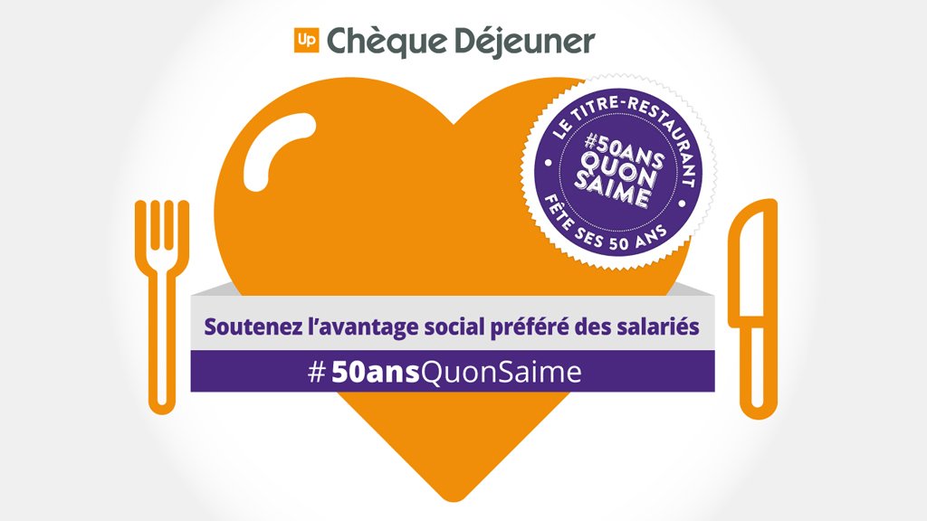 UpCoop's tweet photo. Cela fait 50 ans qu’on l’aime ! Soutenez votre avantage social préféré sur https://t.co/Dmu9svxf3Y | #chequedejeuner #50ansQuonSaime #CNTR https://t.co/b57pMid89R
