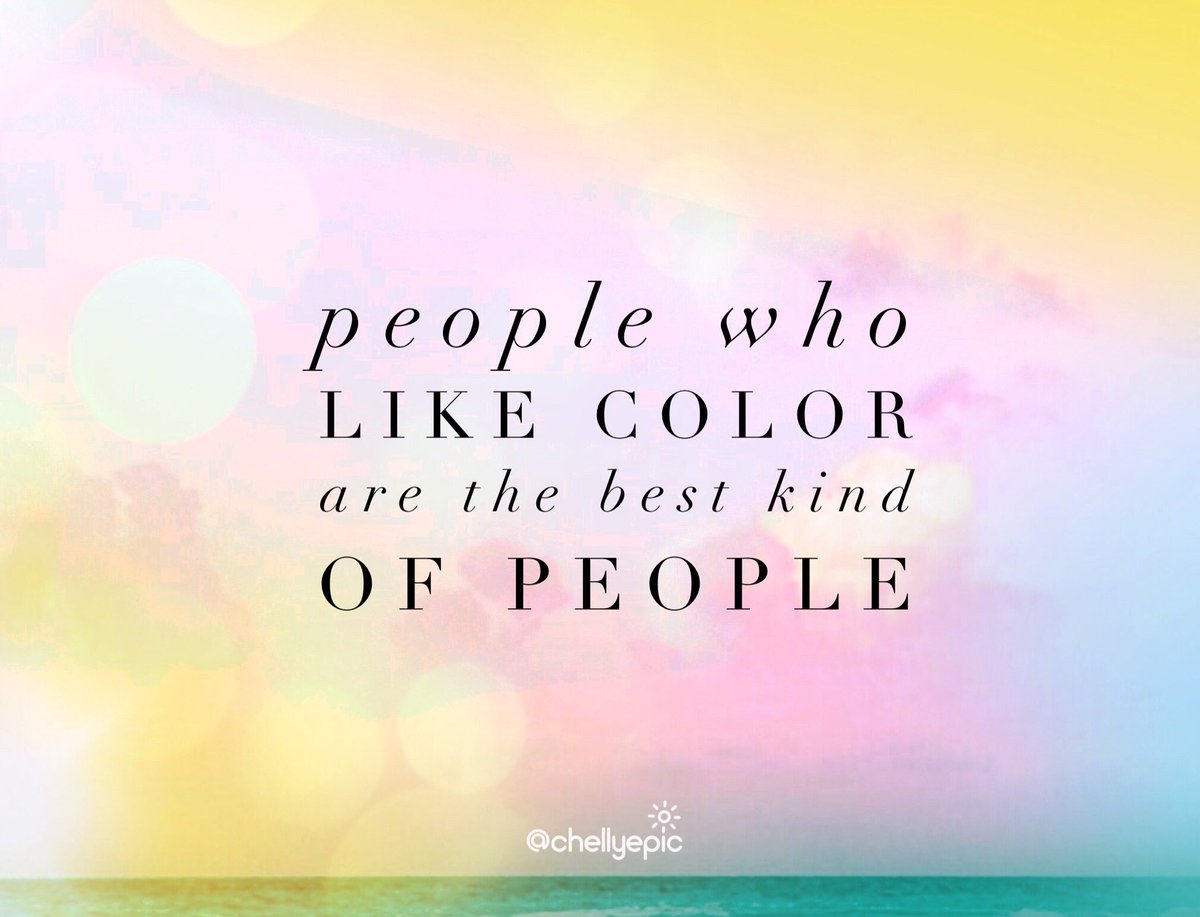 chellyepic's tweet photo. People who like color are the best kind of people. 
#ilovecolor #colorlove
#colorcolourlovers  #colormehappy https://t.co/ano0xtD7AC