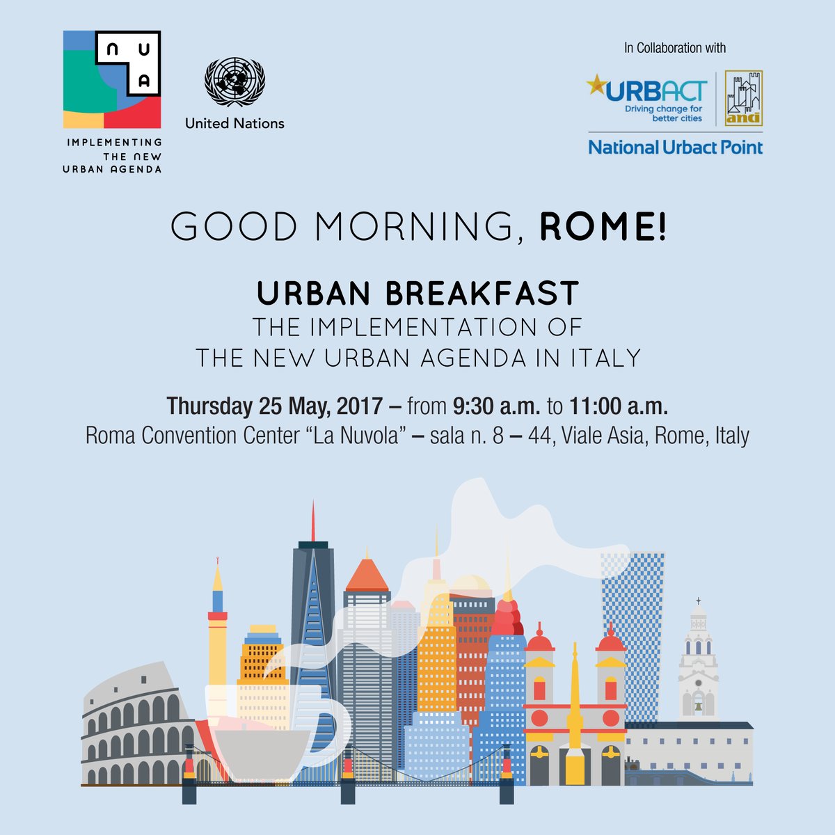 Simonedantonio's tweet photo. A #forumPA17 il 25/5 con le città @Urbact_IT per discutere come attuare New Urban Agenda in Italia per città più sostenibili e inclusive https://t.co/38Tjem8sS0