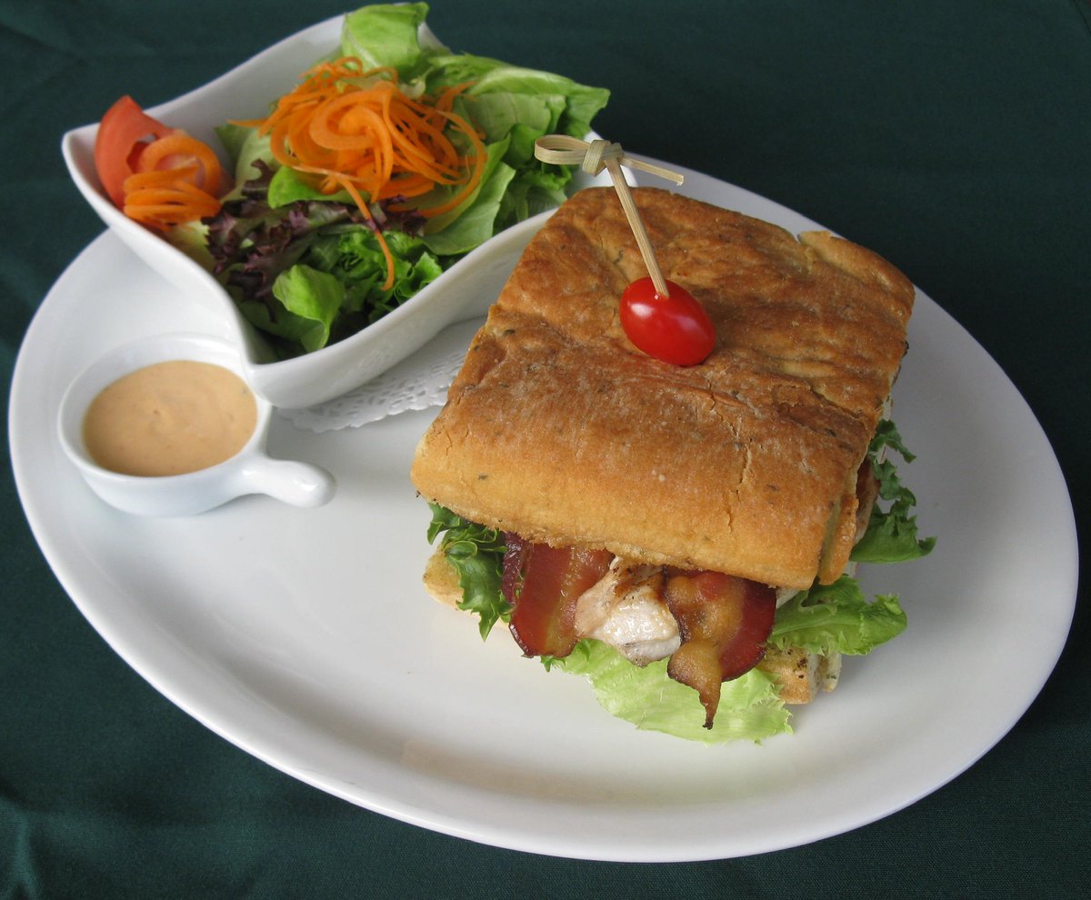 sturgeonvalley's tweet photo. Another masterpiece from our Executive Chef Chris! Here is the new Club House Sandwich. #SturgeonValley #svgcc #sandwich https://t.co/mxgkZrrYov