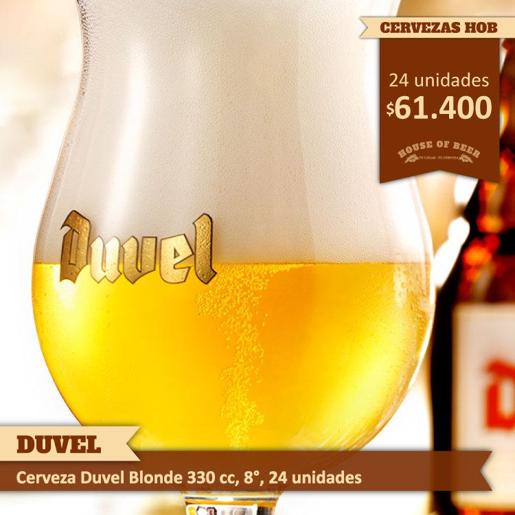 HouseOfBeer_'s tweet photo. ¿Fanático de la #Cerveza #Duvel Golden Ale?. Entonces únete al #ClubHOB y disfruta de ella todos los meses #Chile #Beer. houseofbeer.cl https://t.co/6LbSjK2nYK