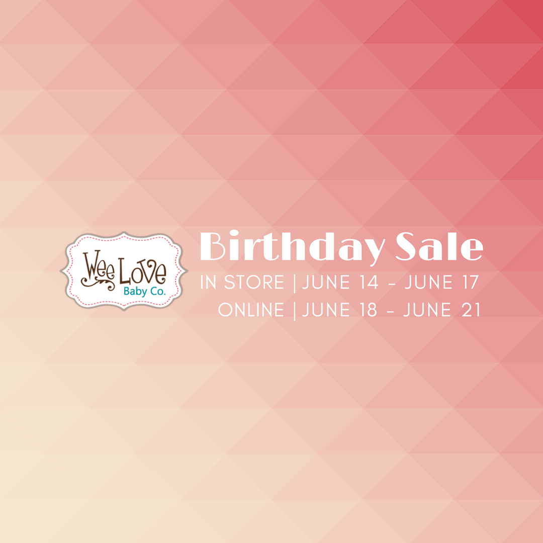 WeeLoveBaby's tweet photo. Our giant Birthday SALE is coming! Join our FB event for updates &amp; giveaways: https://t.co/YSf92gGWRM #yeg #baby #kids https://t.co/9UEWXvlYX7