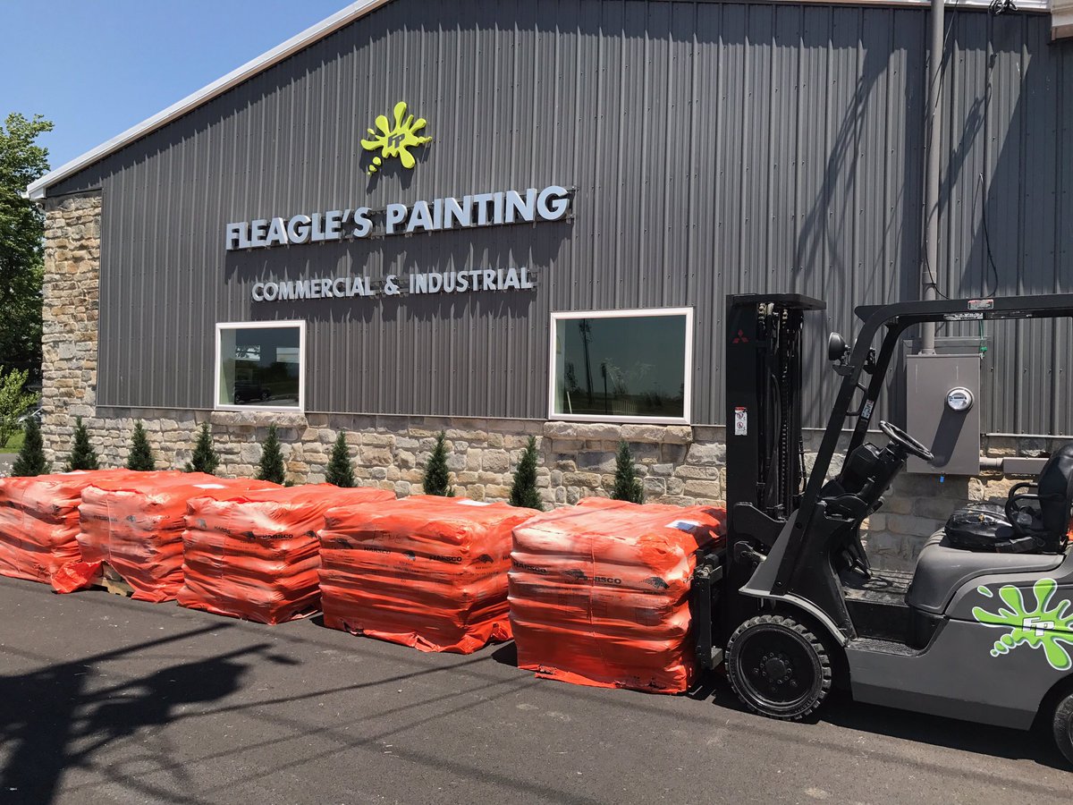 Have rust, grease, dirt or peeling paint?  Fleagle's Painting has abrasive blasting media to remove it and apply a fresh protective coating!