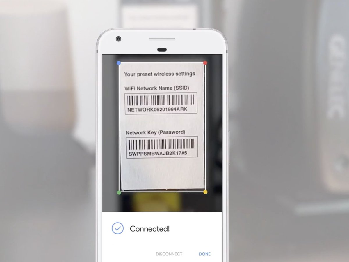 AKdharap's tweet image. Finally! Solving this pain!! #WifiPasswords #Googleio2017  #googlelens