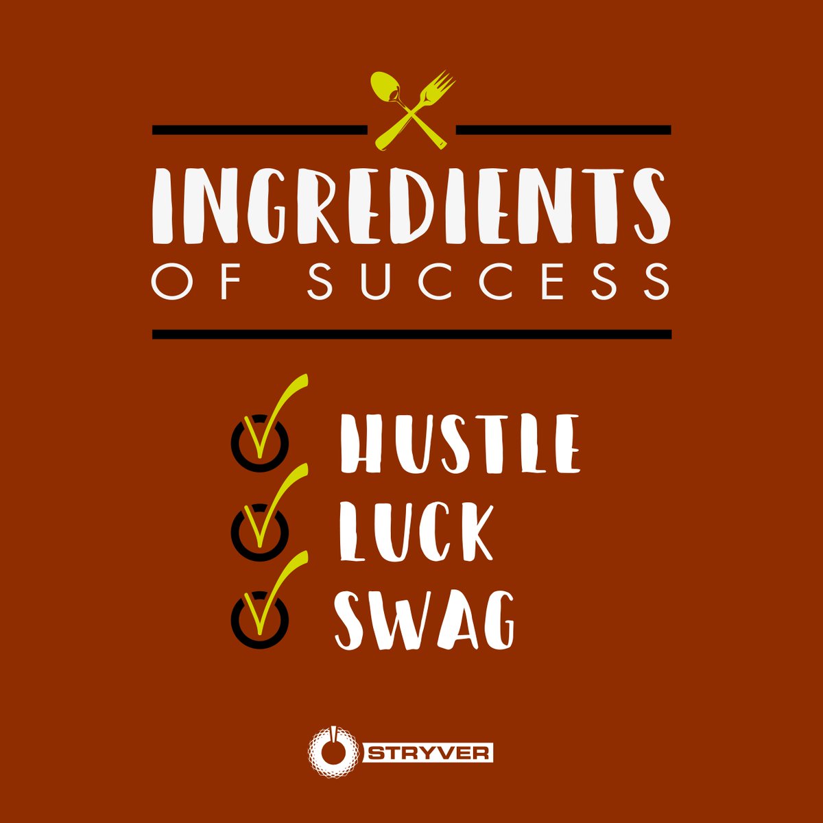 StryverLife's tweet photo. Ingredients of Success
#stryver #stryverlife #motivation #entrepreneur #business #startuplife #goals #success
https://t.co/3pahhDEOJ5 https://t.co/FgDjGZnxID