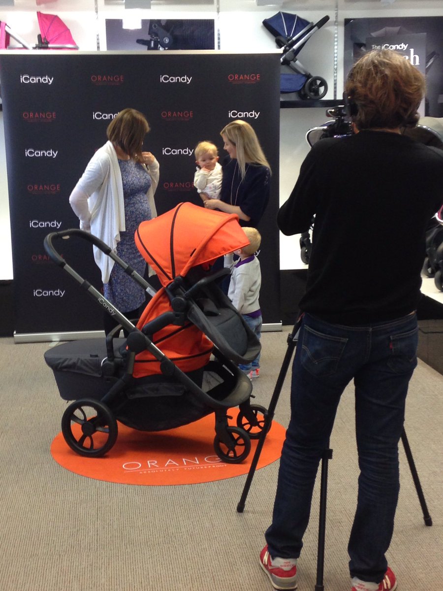 iCandyWorld's tweet photo. BTS of #iCandyLIVE 🎥 We had the pleasure of welcoming the @PushchairExpert Team to iCandy HQ. Talking everything #iCandyOrange & the future. https://t.co/VEhcPW0RZl
