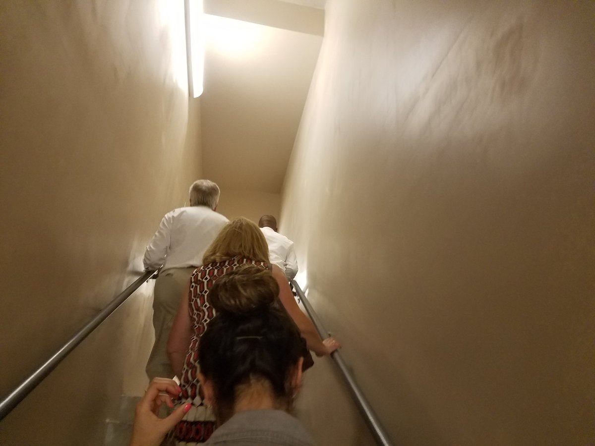 jodephinea's tweet photo. #TRACK to safety...holding the handrail #sparkweek2017 @CallisonRTKL @ArcadisGlobal https://t.co/1HZp7RXcea