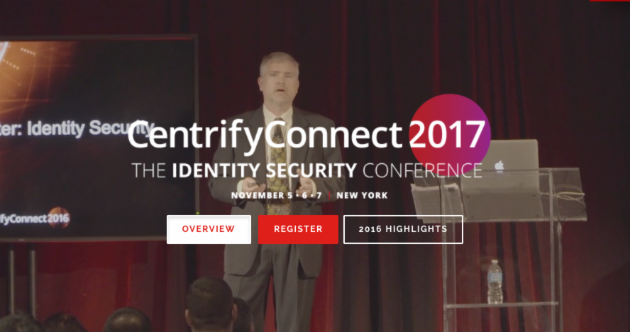 Centrify's tweet photo. Network with Centrify customers & experts at #CentrifyConnect in #NewYork November 6-7: https://t.co/8fno5I4NFB. #CentrifySecure https://t.co/vLkssLV1CR