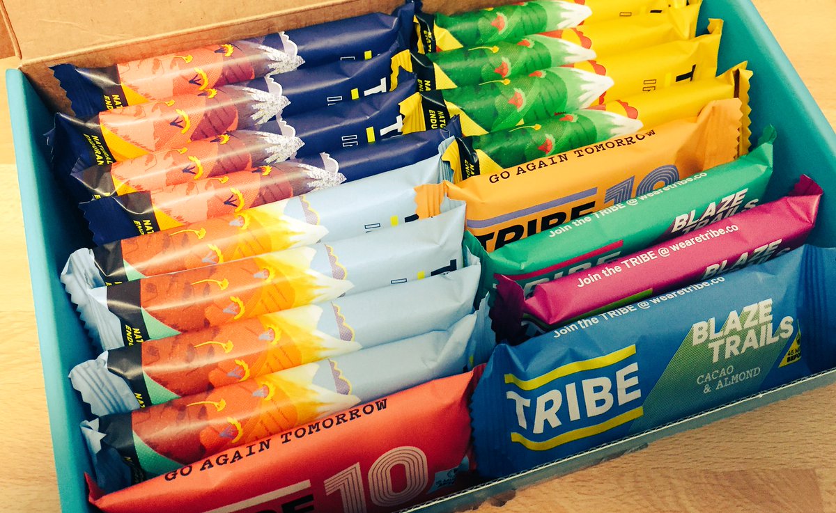 mintonbec's tweet photo. I've got my energy snacks sorted for Kilimanjaro! Thank you @thetribeway #bestsnacksever https://t.co/ohsMaJV0Hu