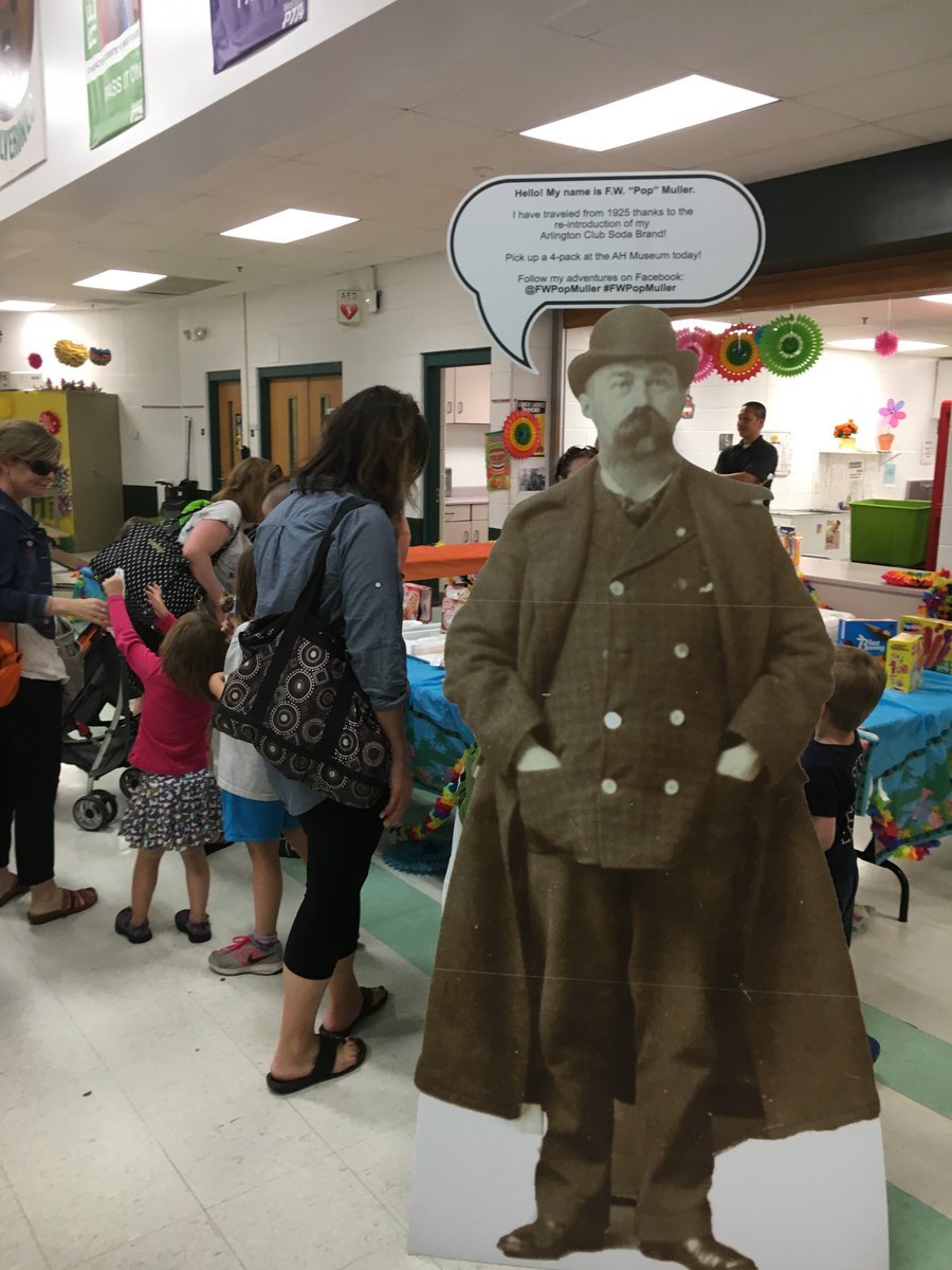 AHSD25Westgate's tweet photo. F.W. "Pop" Muller visits the Westgate Ice Cream Social! #FWPopMuller @ahsd25 https://t.co/h7vTPOCKSu