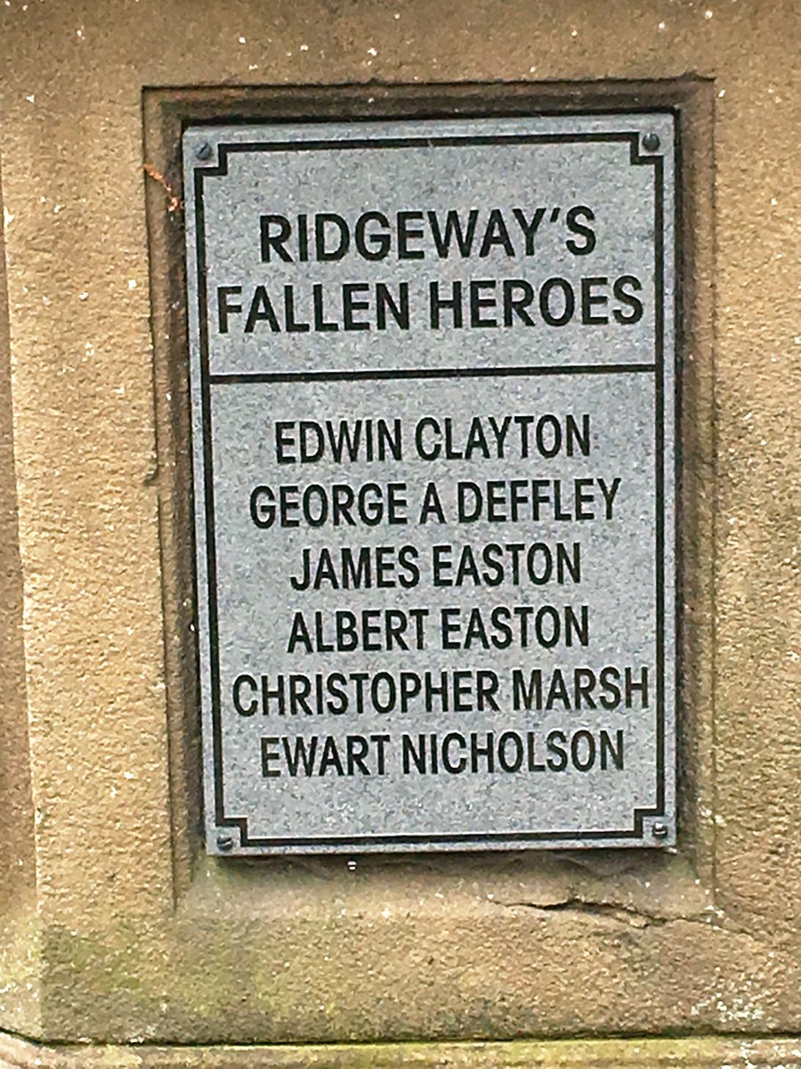Sheffield_Steel's tweet photo. Ridgeway War Memorial #WW1 #Localmemories https://t.co/DZL2nkdxhF