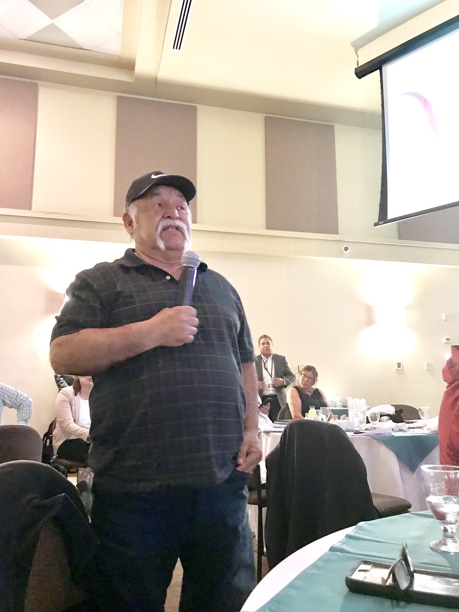 1Bob_Chamberlin's tweet photo. Ray Harris speaking truth about @DFO_MPO #PICFI program
"Fishing is in our peoples DNA, we just need licenses to fish!" https://t.co/dSXXobOSkQ