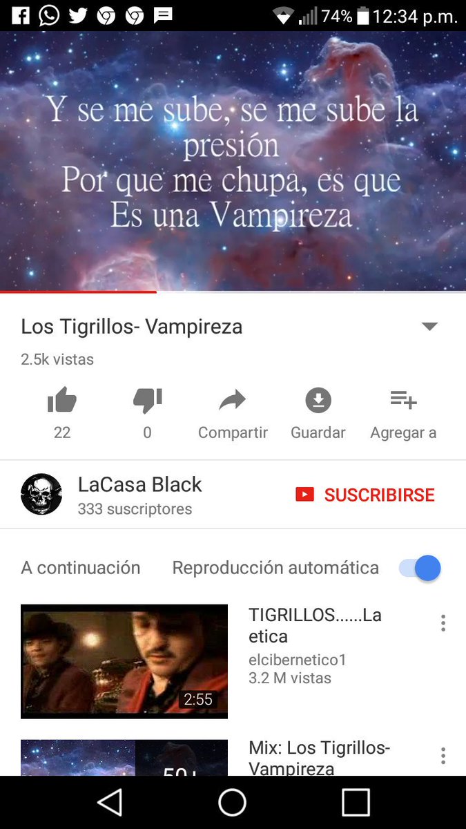 Alejandro07PM's tweet photo. Cada vez que la escuchó me acuerdo de ti jajajaja #vampireza #eresretravieza jajajaja @MonyCnc https://t.co/2cuglQ1eSF