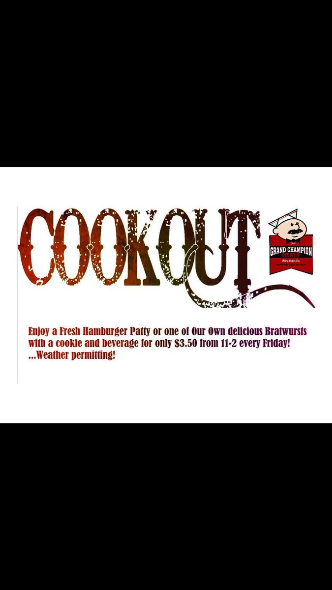 gcmeats's tweet photo. Join us on Friday for lunch! #bbq #grilling #burgers #brats #meatsthisgoodarerare https://t.co/AUvHOD5o1I