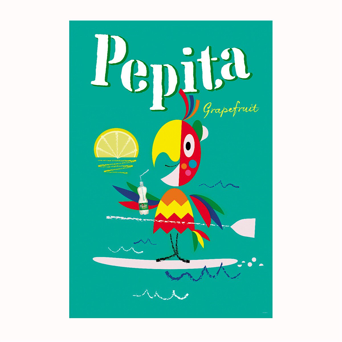 Buro Destruct Pepita Grapefruit Poster Competition Submission To Tribute And Celebrate 100 Years Herbert Leupin
