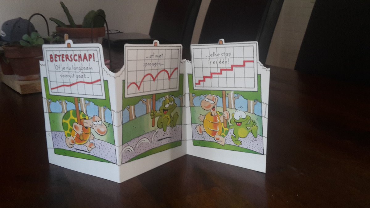 Kijk daar gaat je herstel toch meteen met een sprong van vooruit! <a href="/Elzeneindschool/">Elzeneindschool Oss</a> bedankt!!!