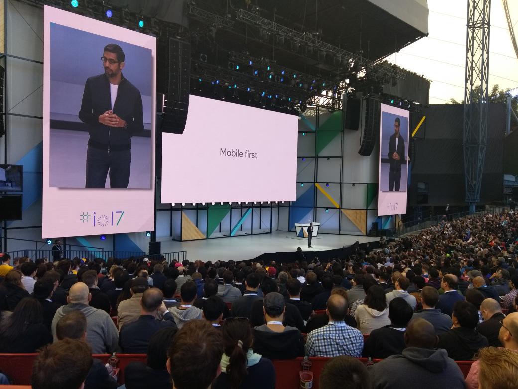 detikinet's tweet photo. CEO Google Sundar Pichai! #io7 https://t.co/Atg65BhpKe