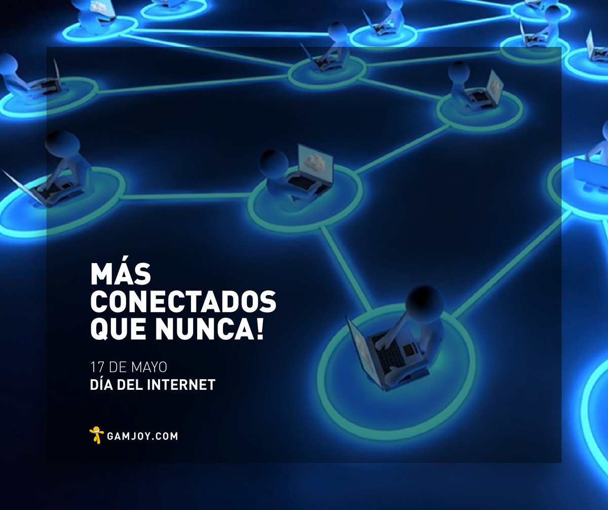 GamjoyAccesorio's tweet photo. 17 de Mayo - Día de Internet - y qué se puede decir? A Disfrutar más que nunca!!!!! #Tecno #Moda #Tendencia #Gamjoy #SiempreConVos https://t.co/y8zXgoCIvS
