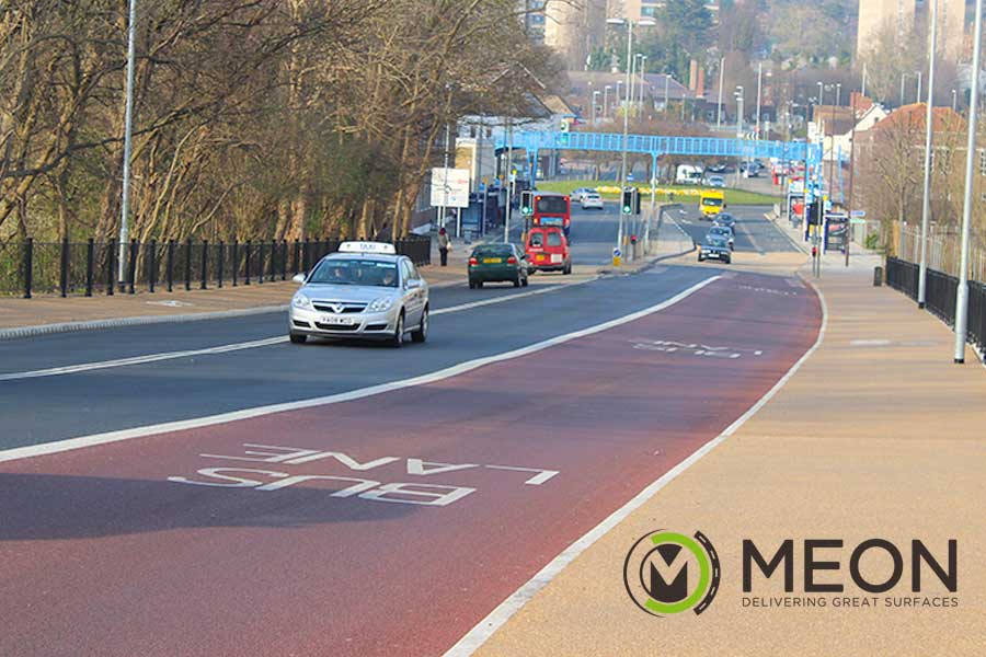 HighwaysOnline's tweet image. MEON | Colourful Surface Markings Becoming More Popular On British Roads - highwaysindustry.com/meon-colourful…