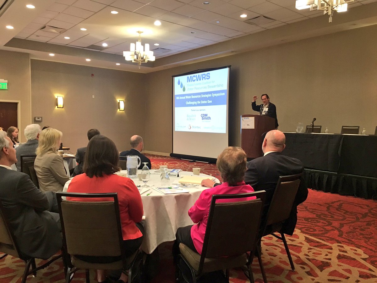 MCWRS's tweet photo. George Hawkins says customers must understand the value of water and sewer and how money will be spent. #MCWRSsymposium @dcwater https://t.co/nKkpv0NBMM
