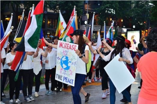 We can establish peace by making our own schools, cities and communities into peace zones