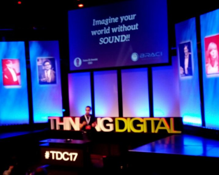 praveenscience's tweet photo. Imagine your world without Sound! by @BraciInc #TDC2017 #TDC17 https://t.co/hENtZj2wqx