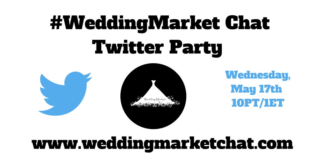 Let's Talk New Wedding Traditions, Online Searching &amp; Instagram in today's #WeddingMarket Chat at 10PT/1ET #weddingwednesday #WW