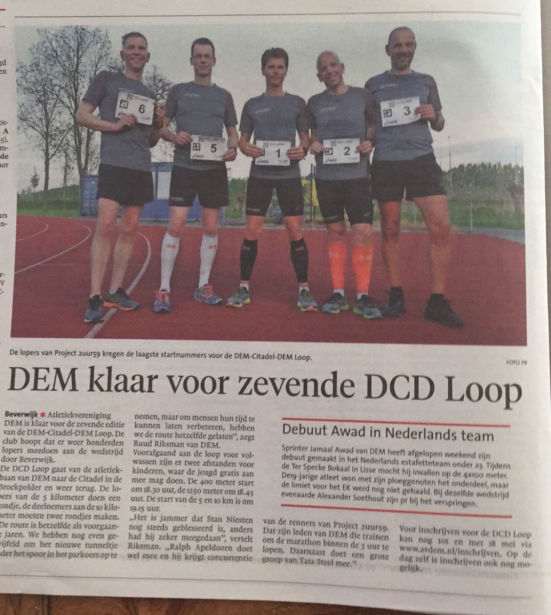 Klaar voor 7e editie! <a href="/DEM_atletiek/">DEM atletiek</a> <a href="/DagbladKEN/">Dagblad Kennemerland</a> <a href="/RedactieDagKen/">Dagblad Kennemerland</a> <a href="/Project2uur59/">Project2uur59</a> <a href="/IndeIJmond/">In de IJmond</a> <a href="/loopmaatjes/">Loopmaatjes</a> <a href="/Beverwijk/">Aardbeienstad</a> @251tv <a href="/radiobeverwijk/">Radio Beverwijk</a>