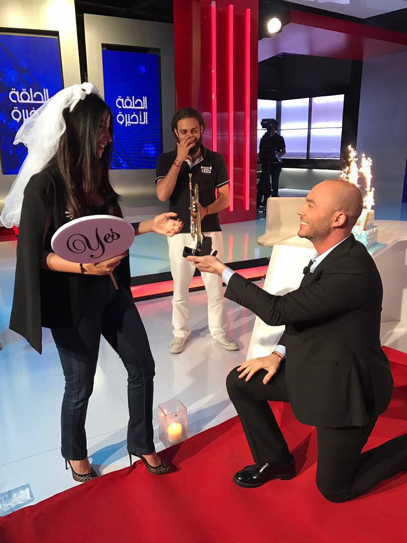 RodolphHilal's tweet photo. She said "YES" ❤️💍❤️ https://t.co/PHcQdXRwka