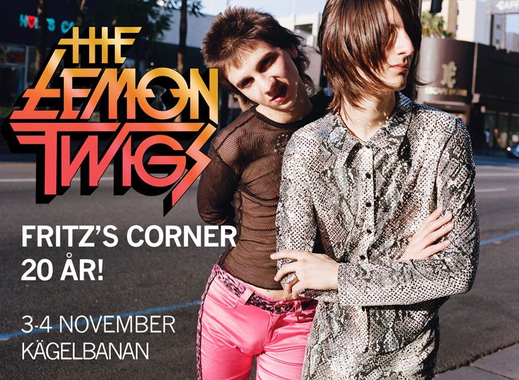 Vi fyller 20 år och firar 3-4 nov på Kägelbanan! Fler akter presenteras snart men först ut är THE LEMON TWIGS (US)! facebook.com/events/2407426…