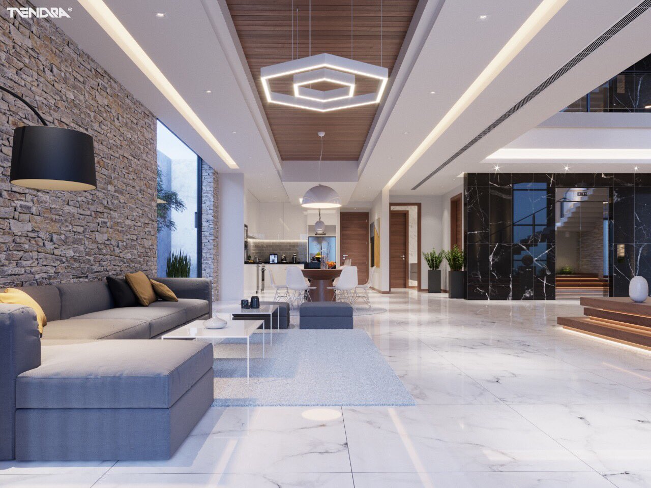 تصميم ديكور صاله