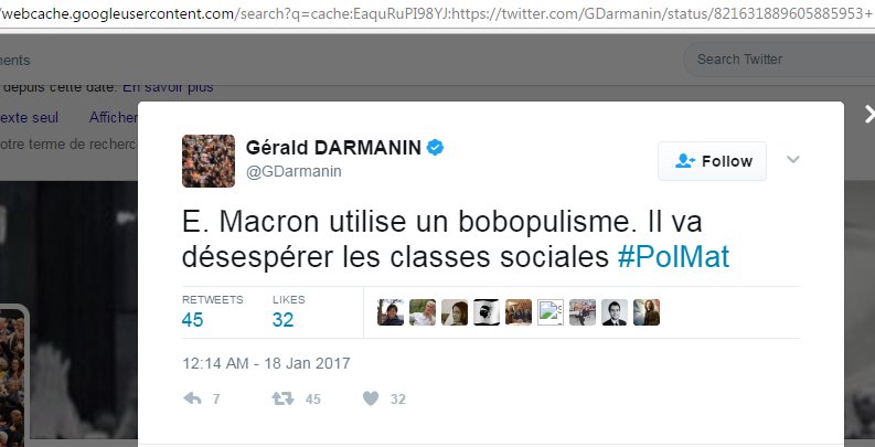 LysArdent's tweet photo. Coucou @GDarmanin, vous avez peut-être supprimé vos tweets mais Google s'en souvient ! =D
#gouvernementphilippe https://t.co/JsGbjCCAXT
