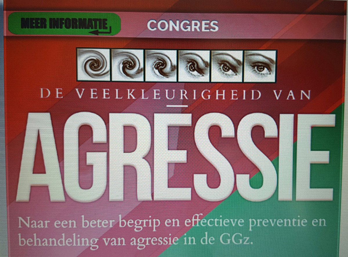 react_training's tweet image. Vandaag aanwezig bij congres over agressie en de relatie met specifiek gedrag zoals autisme, lvb, verslaving en persoonlijkheidsstoornissen.