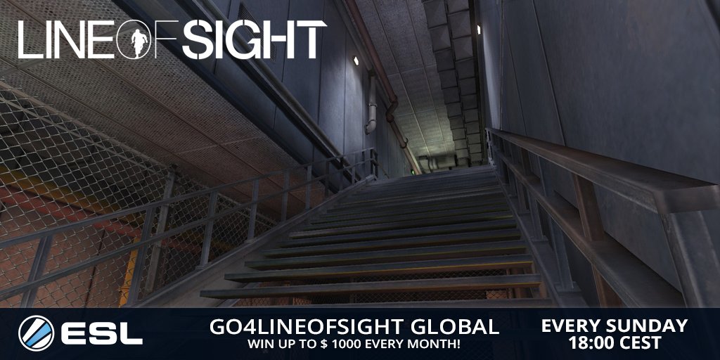 Be careful in the next #Go4LineOfSight cup Sunday at 18:00 CEST- 12pm EDT esl.gg/2mMyxmp