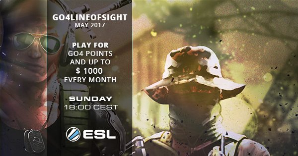 Sunday will be the next #Go4LineOfSight at 18 CEST / 12pm EDT. esl.gg/2mMyxmp
