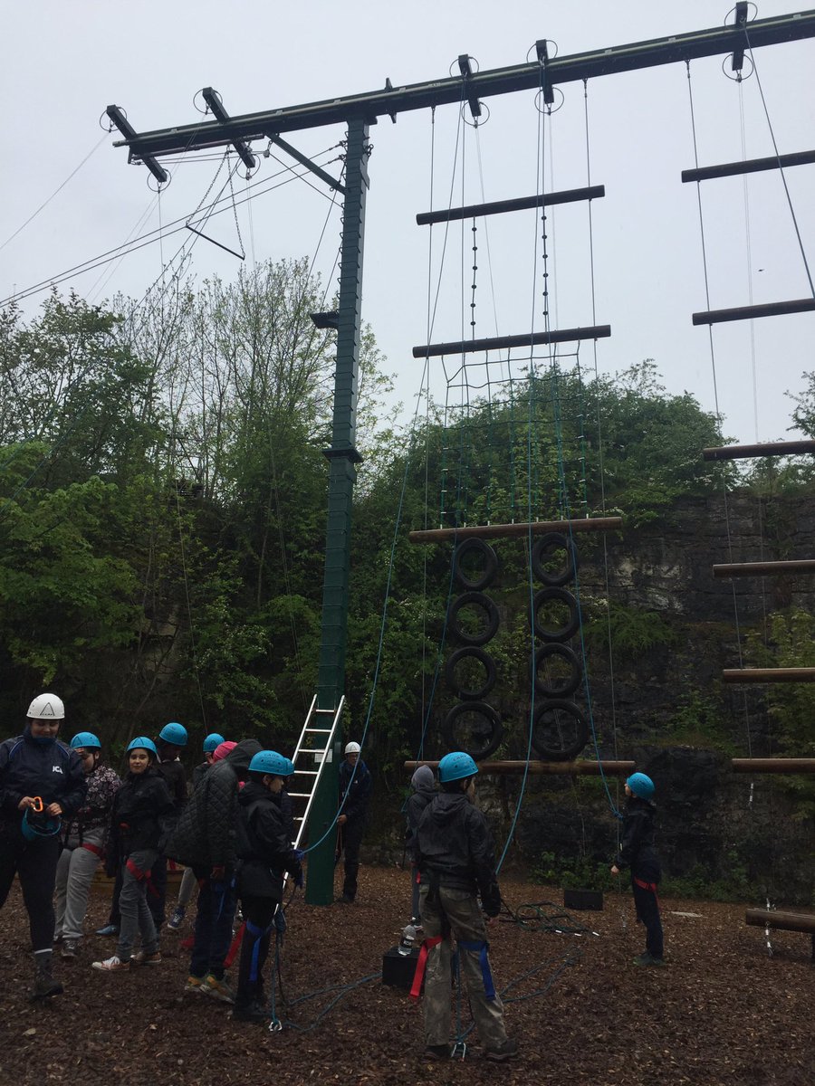 Sacred_Heart_1's tweet photo. Well...it's certainly a long way up!!! #GladiatorWall https://t.co/zQCiRihZy3