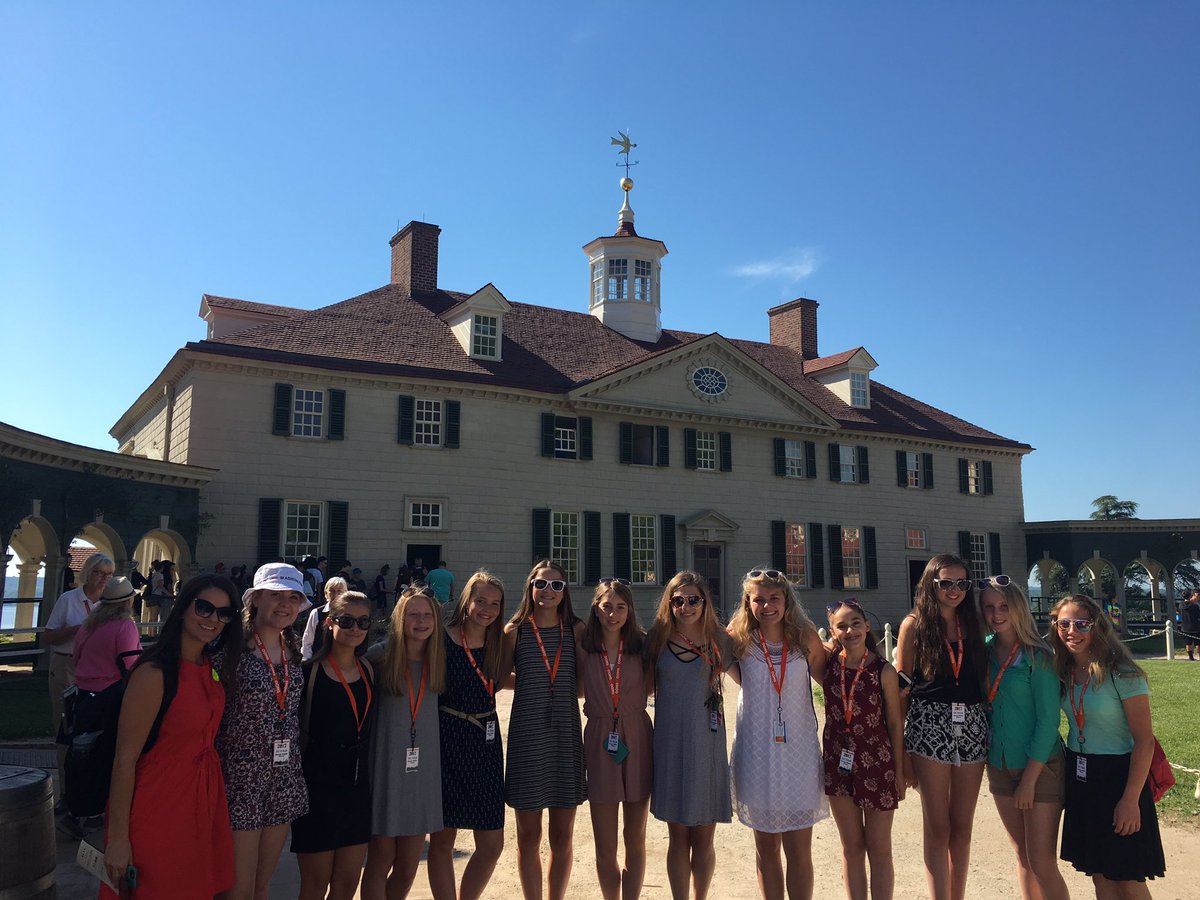 OOMSDC's tweet photo. Day 3 starts at George Washington's Mount Vernon #GWsteps https://t.co/eCLFGMrNDT