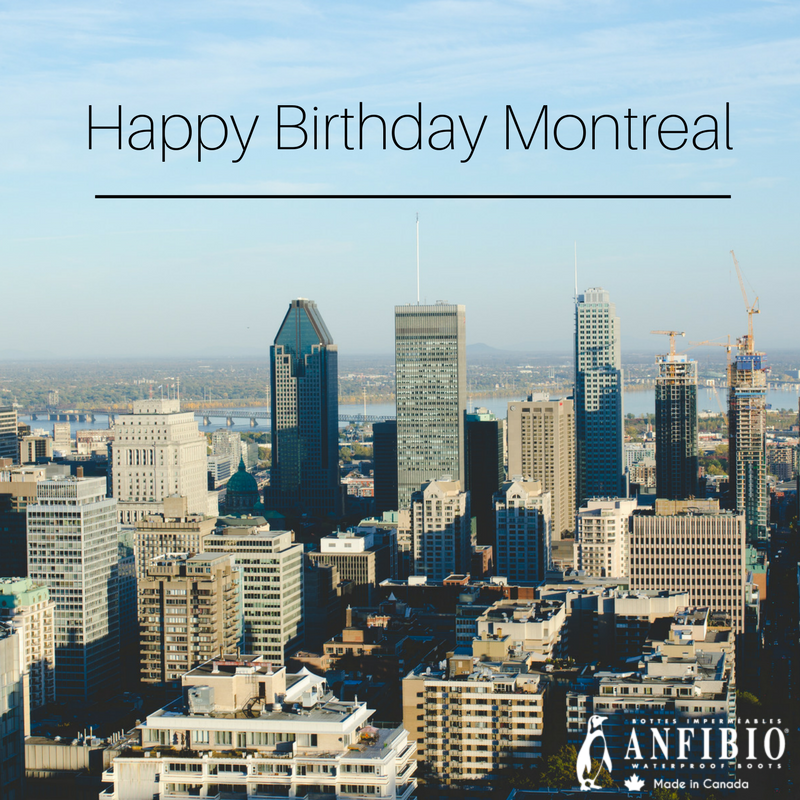 AnfibioBoots's tweet photo. Today, the Montrealers will blow their #375th candle! 
Happy Birthday #Montreal ! #mtlmoments #shoplocal #375mtl #mtl https://t.co/QCzj08tDhp