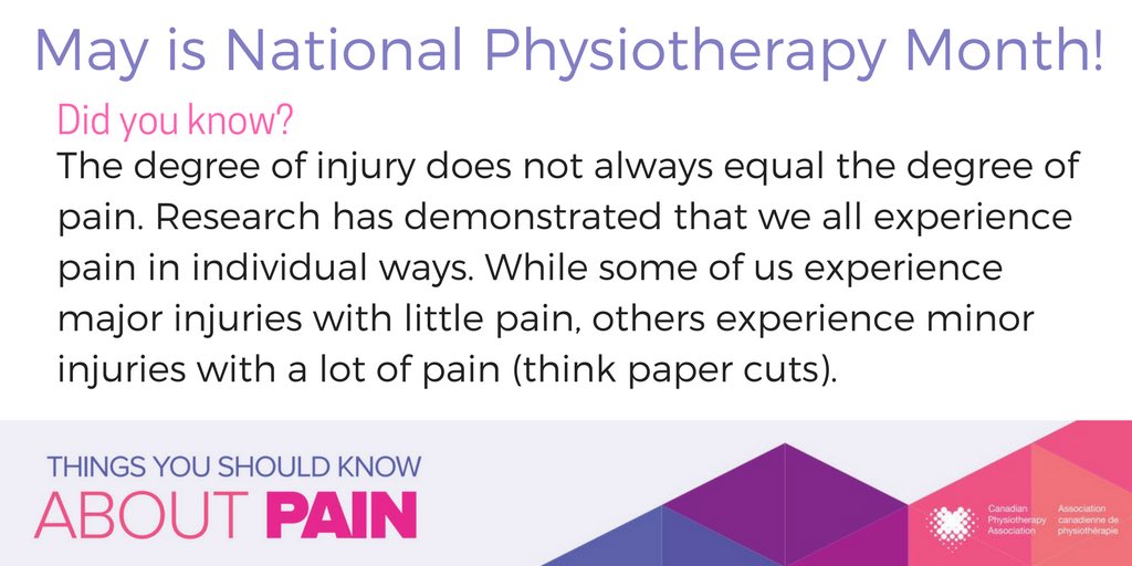 QCHOttawa's tweet photo. Did you know May is National #Physiotherapy Month? We're learning about pain with @PhysioCan #PhysioCanHelp #PhysioCanNPM https://t.co/XxjMO7jJ1p
