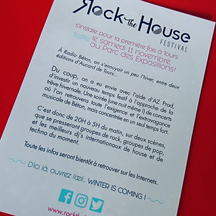 RockTheHouse37's tweet photo. Nos parents s'appellent @radiobeton @Aucard_de_Tours et #AZprod. Voici le faire part ! #RTH #Tours #Festival #Coucou #Timp https://t.co/Wm45twS1QR